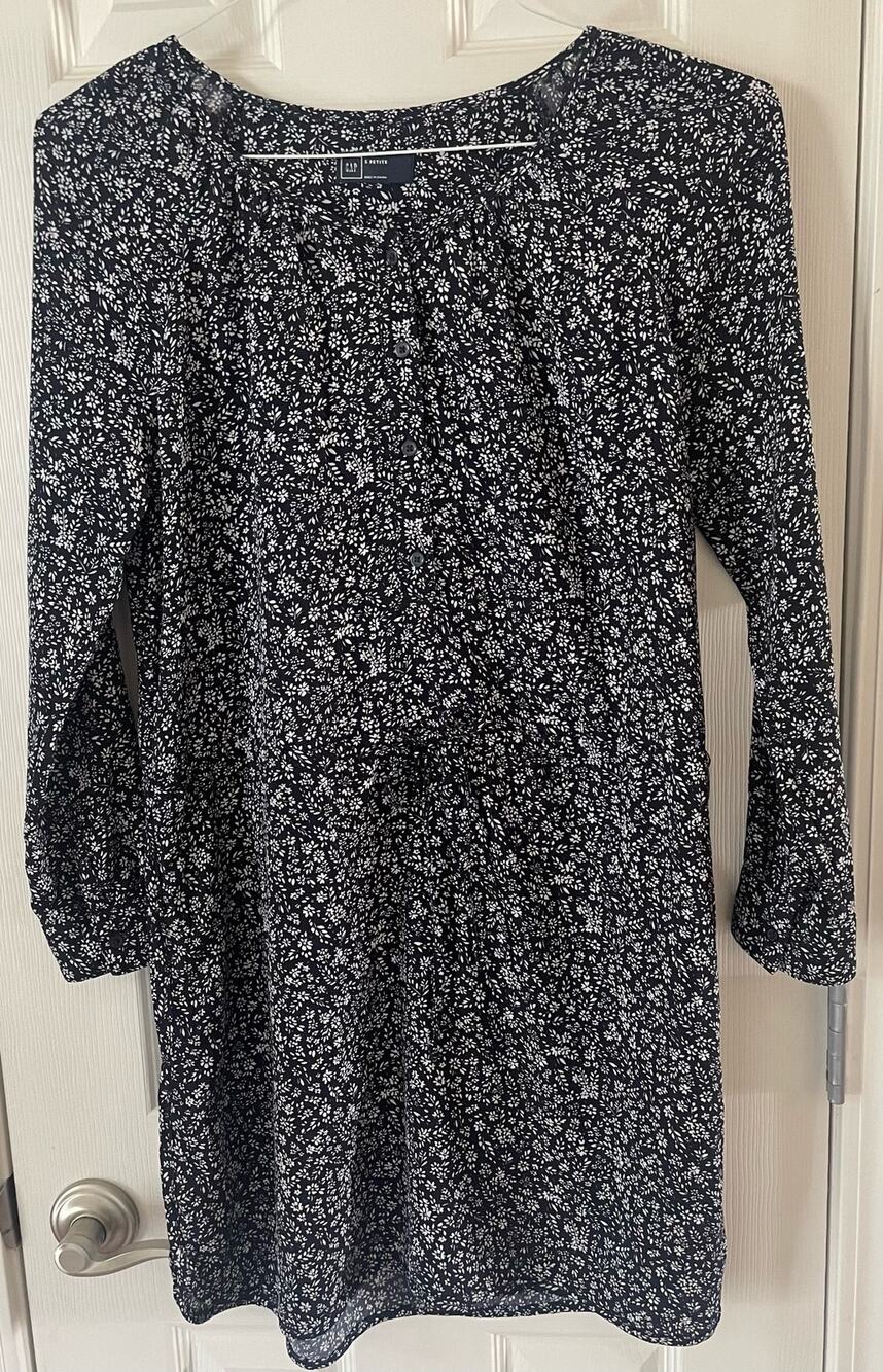 Women's Dress, Gap, Navy, size S, $22, button front, b52